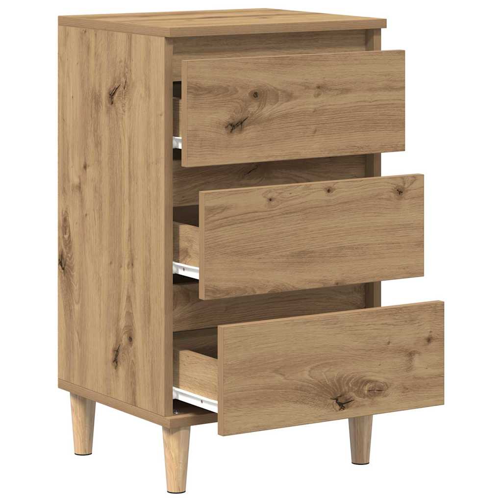 vidaXL Bedside Cabinet Artisan Oak 40 x 35 x 70 cm Engineered Wood 5