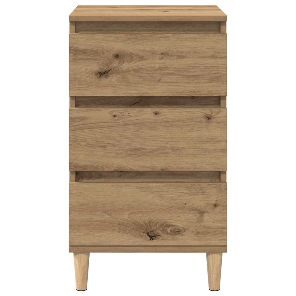 vidaXL Bedside Cabinet Artisan Oak 40 x 35 x 70 cm Engineered Wood 6