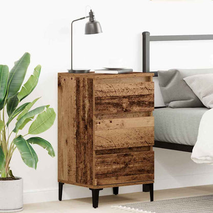 vidaXL Bedside Cabinet Old Wood 45 x 35 x 44 cm Engineered Wood 1
