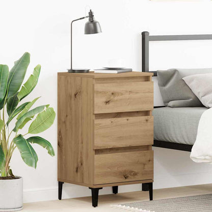 vidaXL Bedside Cabinet Artisan Oak 45 x 35 x 44 cm Engineered Wood 1