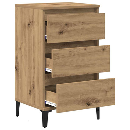 vidaXL Bedside Cabinet Artisan Oak 45 x 35 x 44 cm Engineered Wood 5