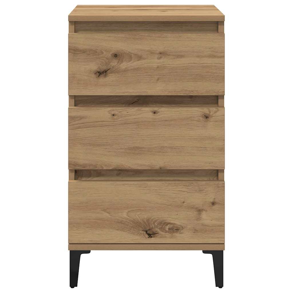 vidaXL Bedside Cabinet Artisan Oak 45 x 35 x 44 cm Engineered Wood 6
