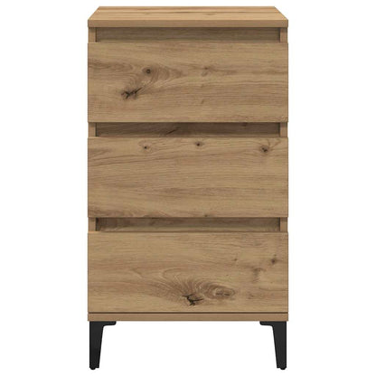 vidaXL Bedside Cabinet Artisan Oak 45 x 35 x 44 cm Engineered Wood 6