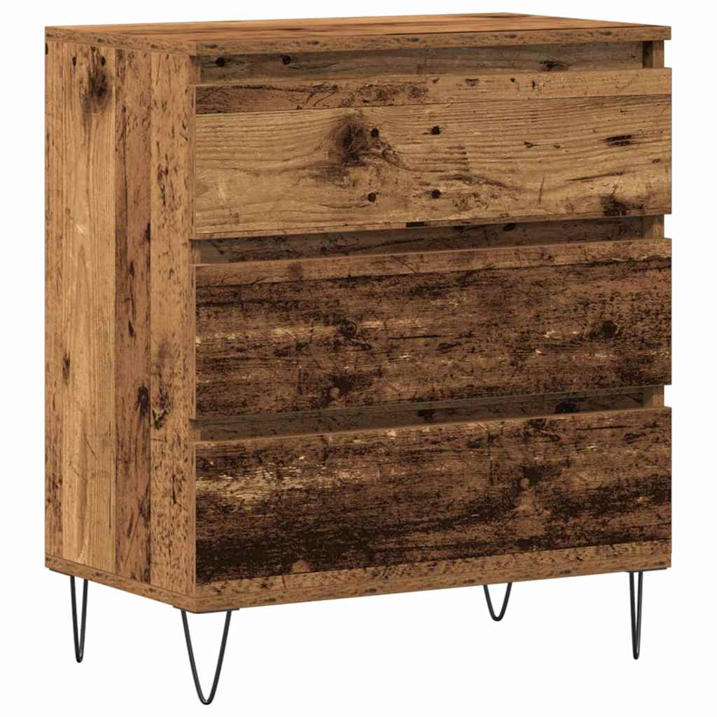 vidaXL Sideboard Old Wood 60 x 35 x 70 cm Engineered Wood 2