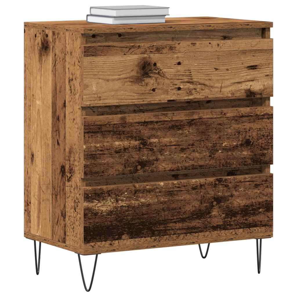 vidaXL Sideboard Old Wood 60 x 35 x 70 cm Engineered Wood 3