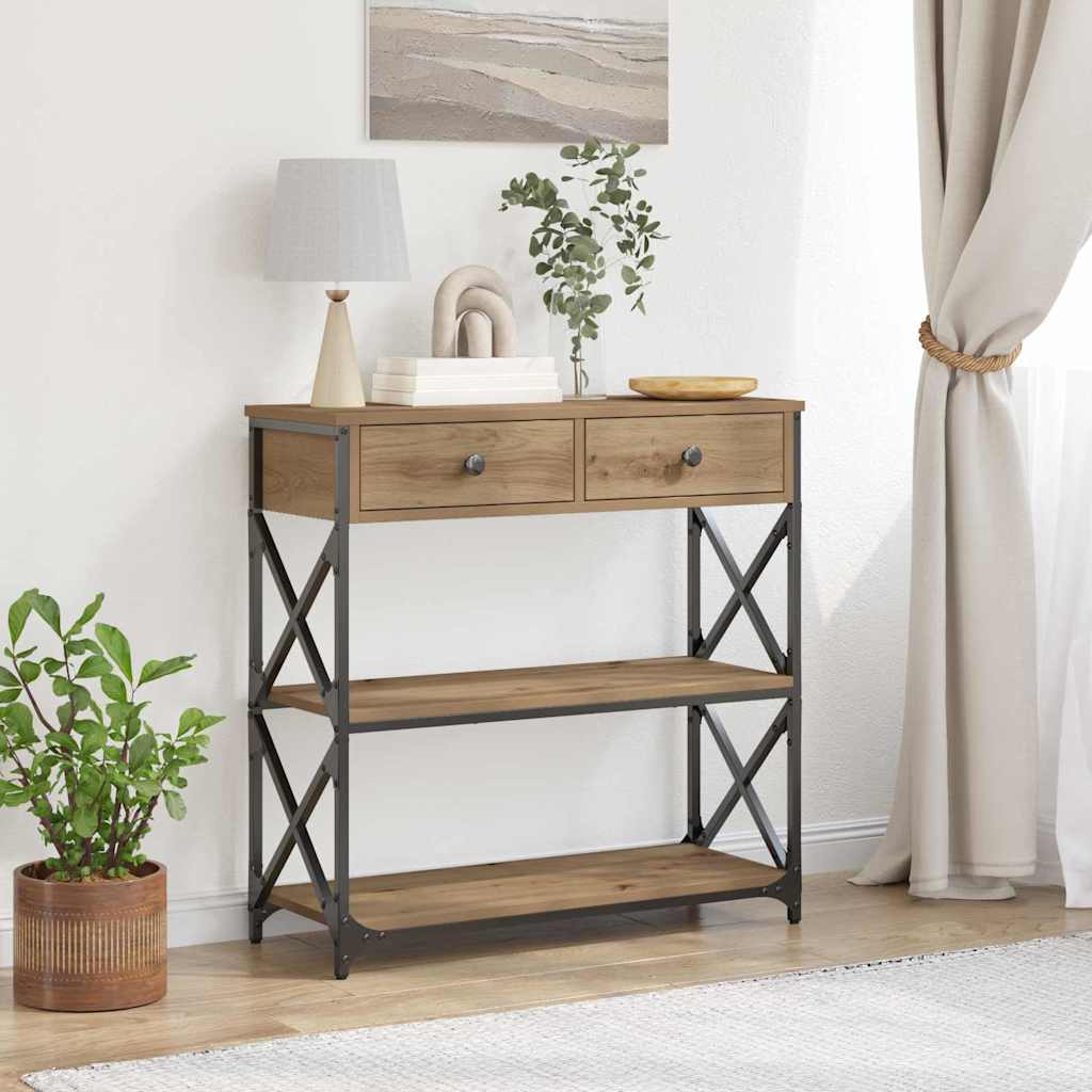 vidaXL Console Table 75x28x75 cm Engineered Wood
