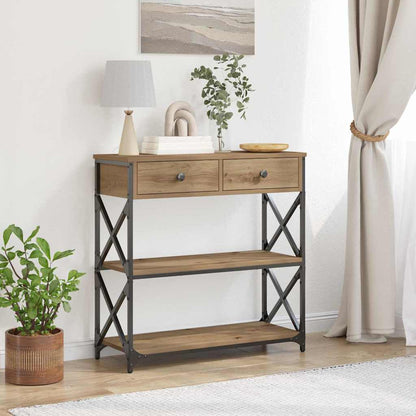 vidaXL Console Table 75x28x75 cm Engineered Wood