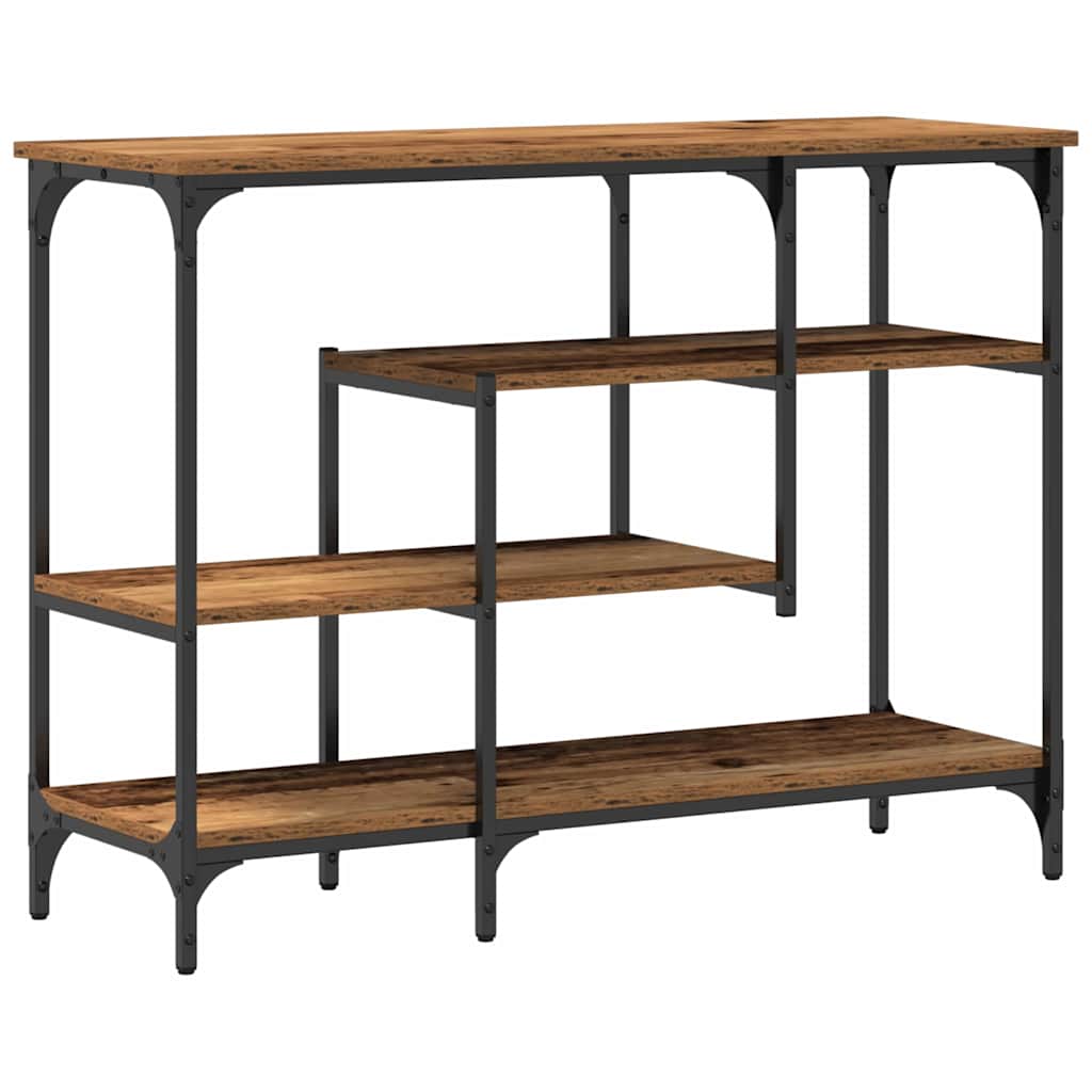 vidaXL Console Table Old wood 100 x 35 x 75 cm 2