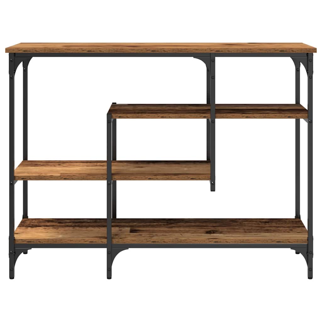 vidaXL Console Table Old wood 100 x 35 x 75 cm 5