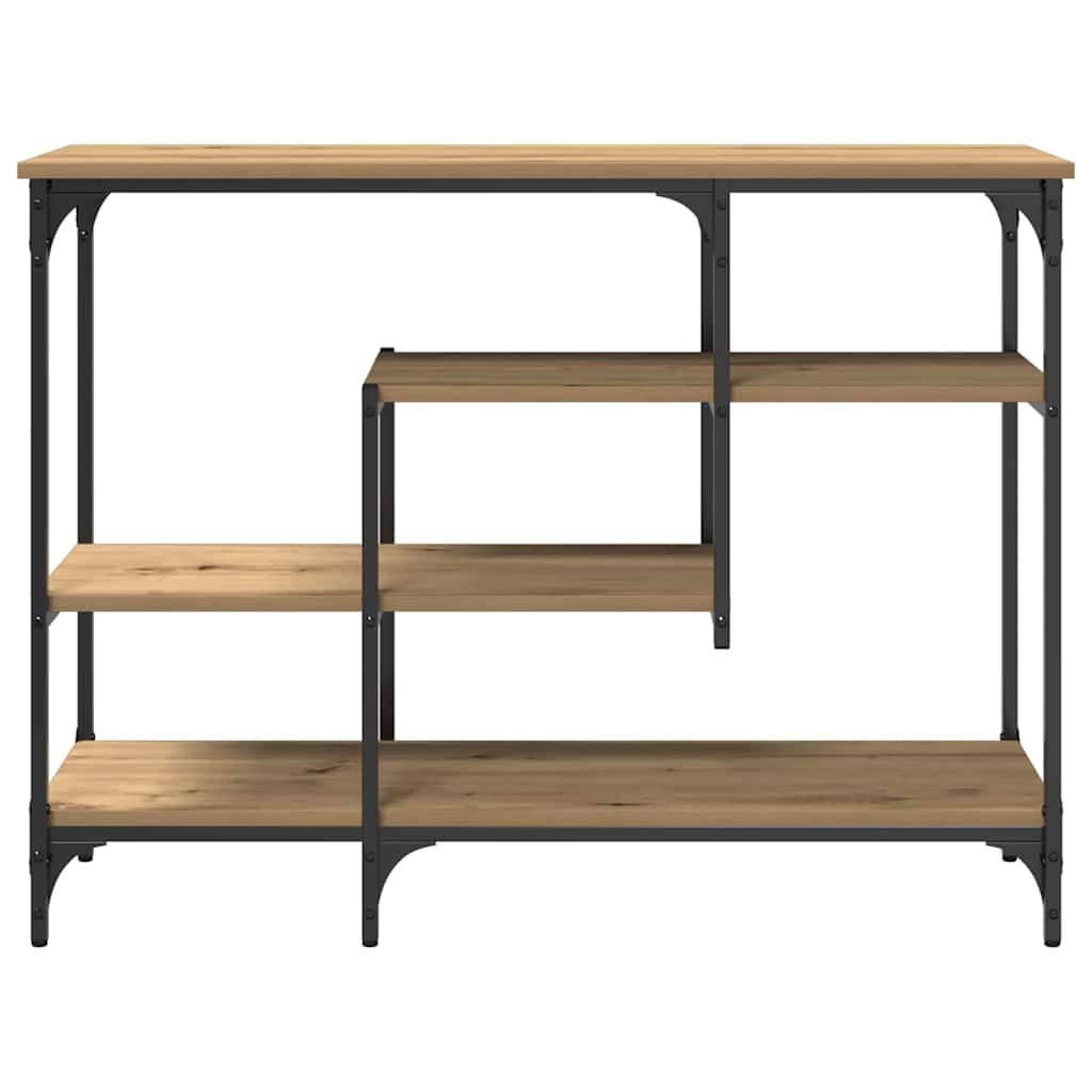 vidaXL Console Table Artisan oak 100 x 35 x 75 cm 5
