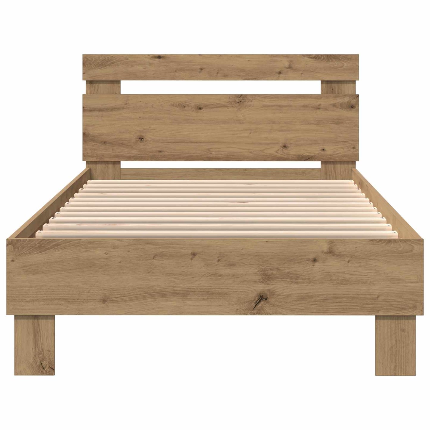 vidaXL Bed Frame Artisan Oak 75 x 190 cm Engineered Wood 6