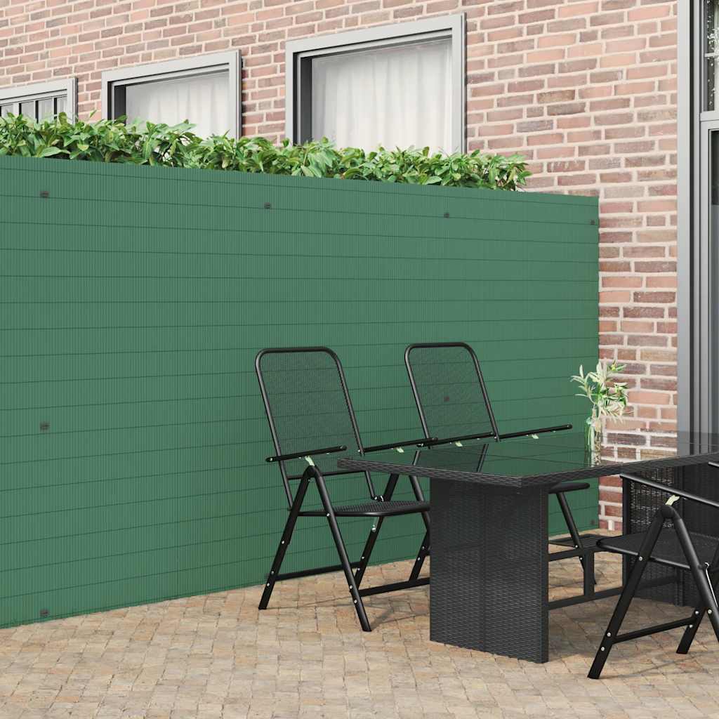 Double-Sided Garden Fence Height 500 cm Green 180 cm