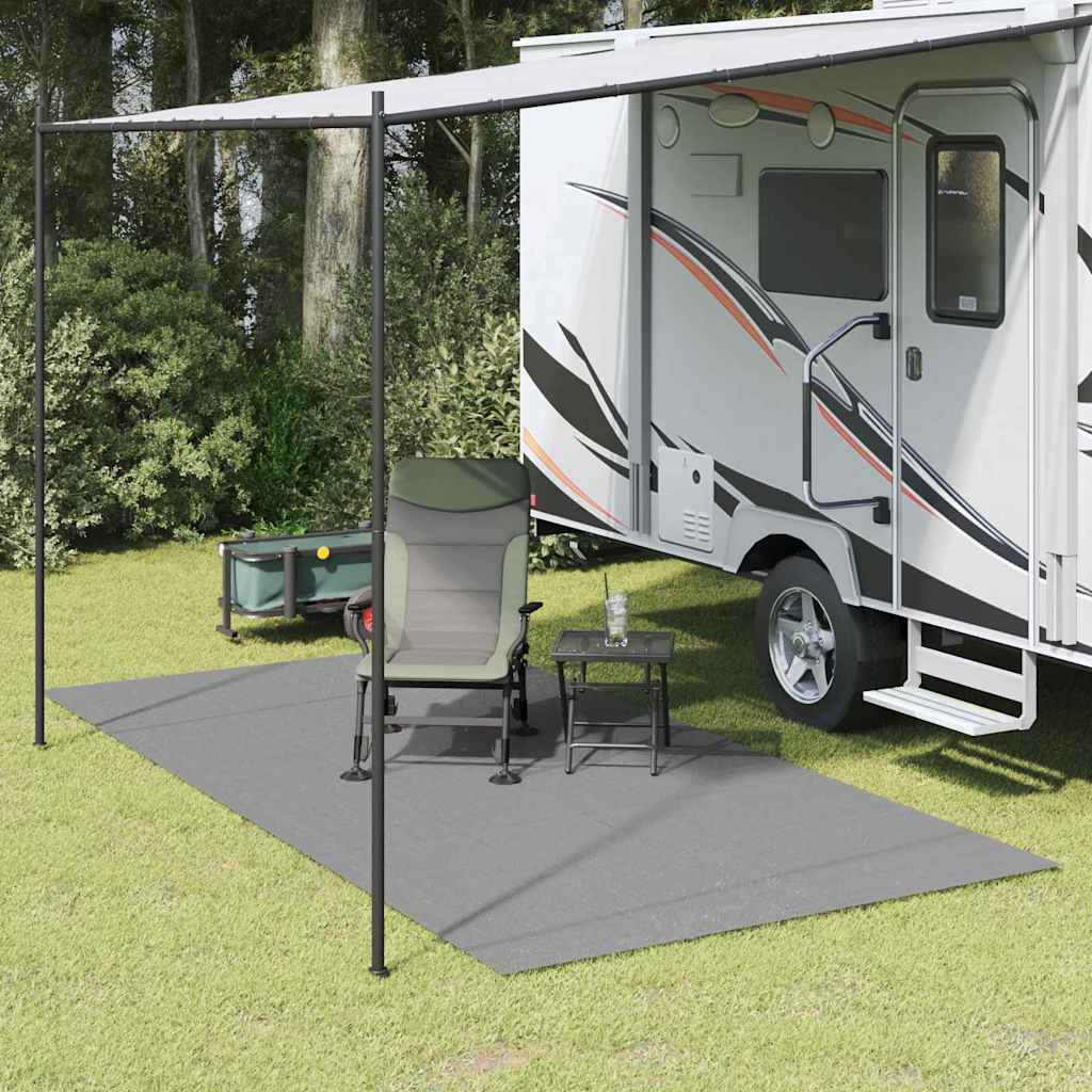 vidaXL Tent Carpet Anthracite 500 x 350 cm Polyester 1