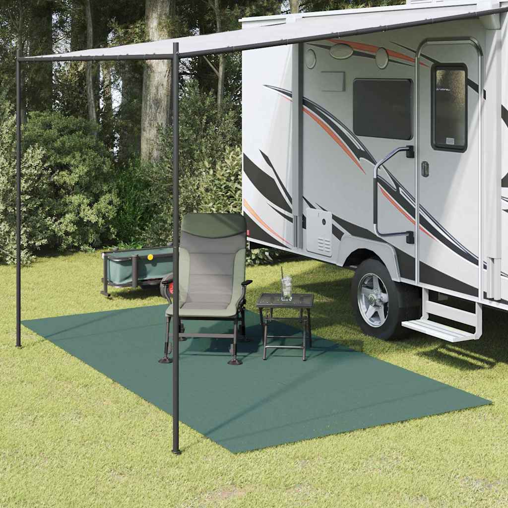 vidaXL Tent Carpet Green 500 x 350 cm Polyester 1