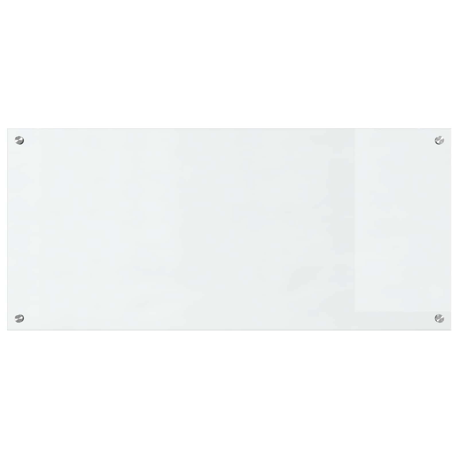 vidaXL Kitchen Backsplash Transparent 110 x 50 cm Tempered Glass 2