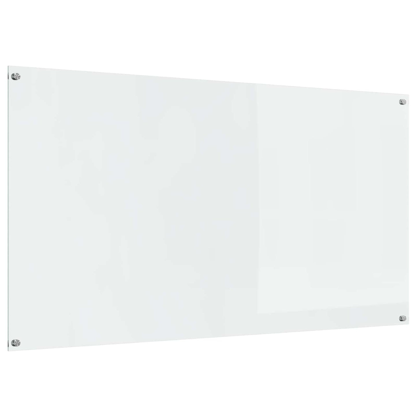 vidaXL Kitchen Backsplash Transparent 110 x 60 cm Tempered Glass 1