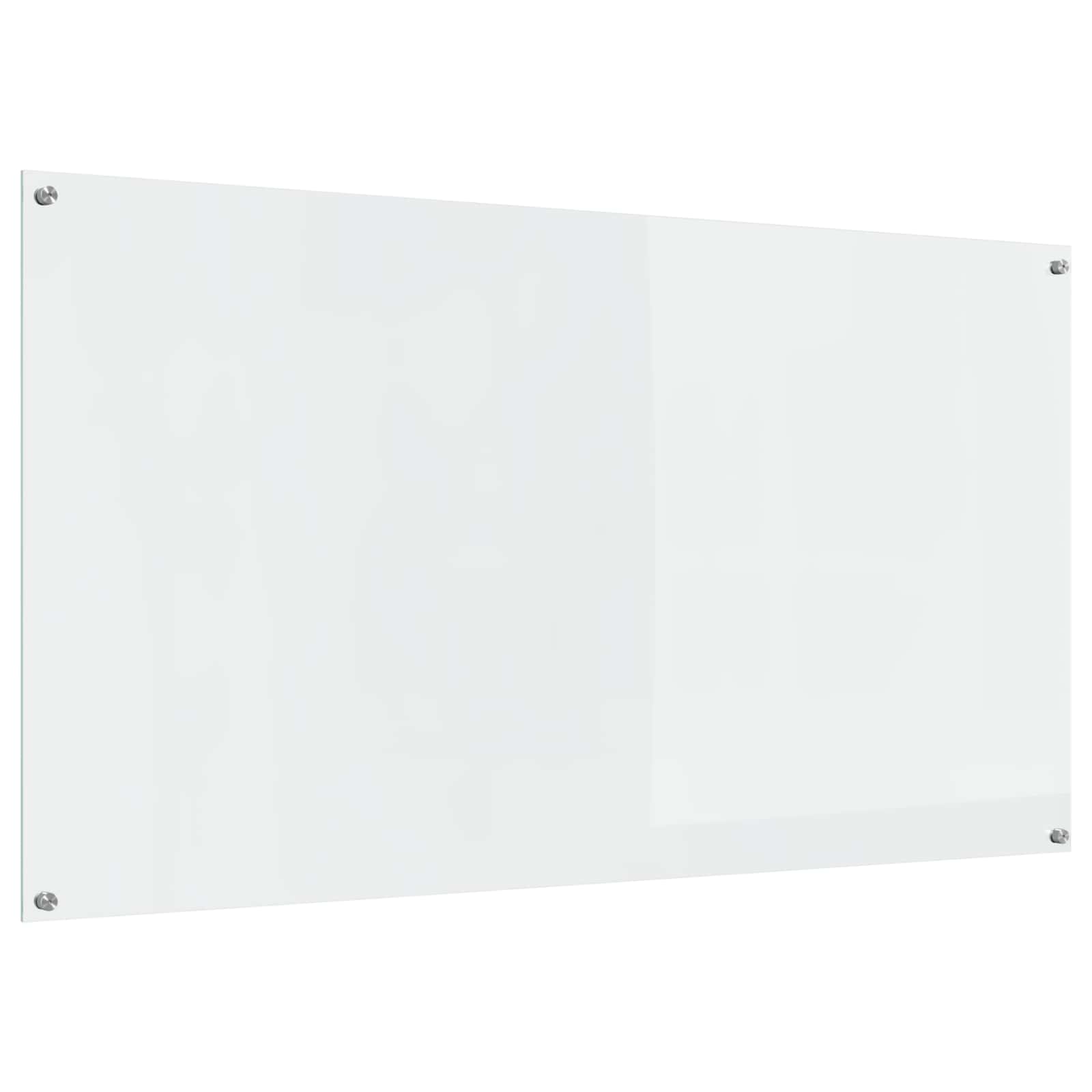 vidaXL Kitchen Backsplash Transparent 110 x 60 cm Tempered Glass 4