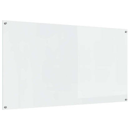 vidaXL Kitchen Backsplash Transparent 110 x 60 cm Tempered Glass 4