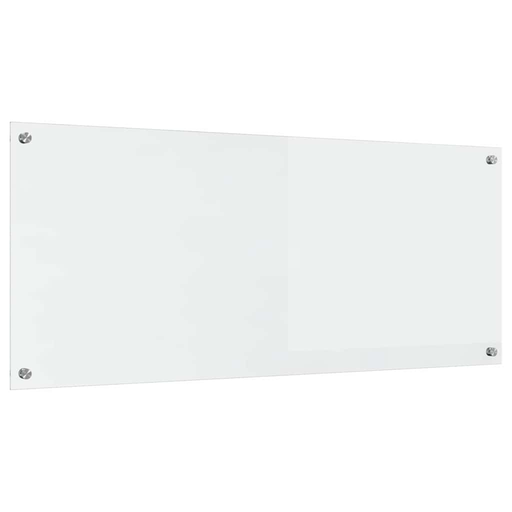vidaXL Kitchen Backsplash Transparent 120 x 50 cm Tempered Glass 2