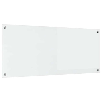 vidaXL Kitchen Backsplash Transparent 120 x 50 cm Tempered Glass 2