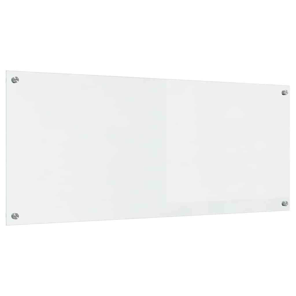vidaXL Kitchen Backsplash Transparent 120 x 50 cm Tempered Glass 6