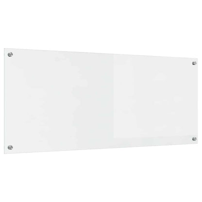 vidaXL Kitchen Backsplash Transparent 120 x 50 cm Tempered Glass 6