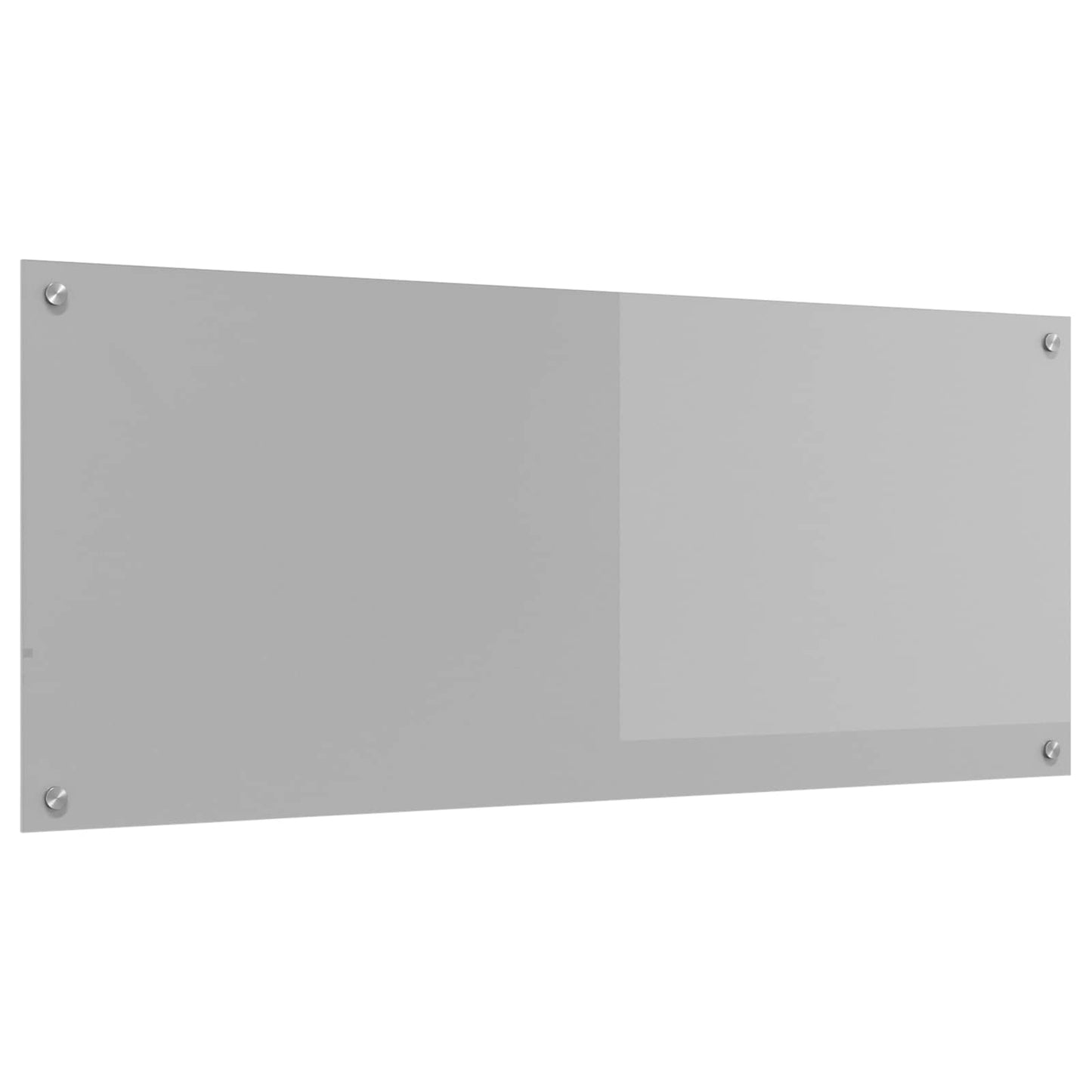 vidaXL Kitchen Backsplash Light Grey 120 x 50 cm Tempered Glass 1