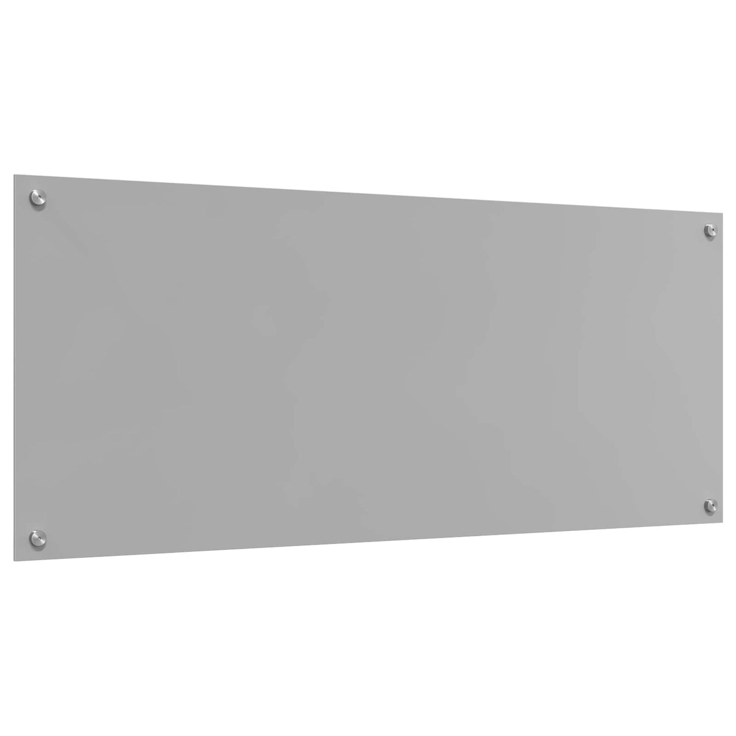 vidaXL Kitchen Backsplash Light Grey 120 x 50 cm Tempered Glass 4