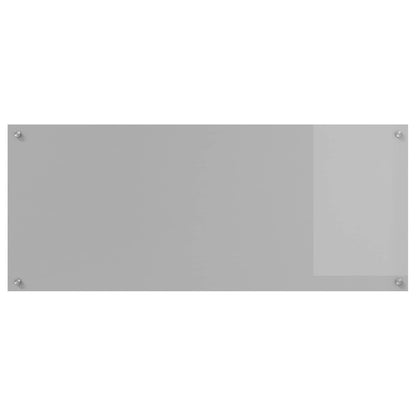 vidaXL Kitchen Backsplash Light Grey 120 x 50 cm Tempered Glass 2