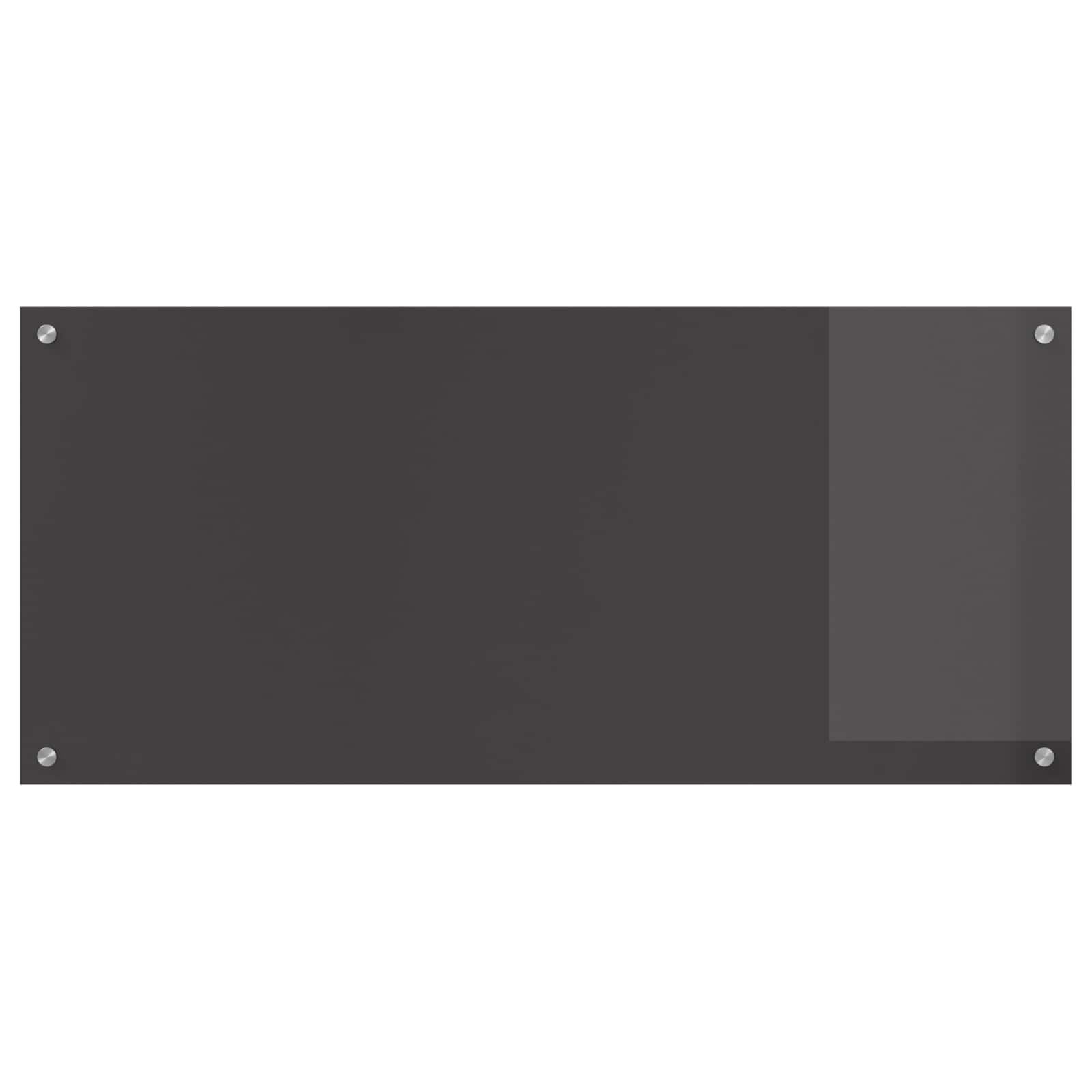 vidaXL Kitchen Backsplash Dark Grey 110 x 50 cm Tempered Glass 2