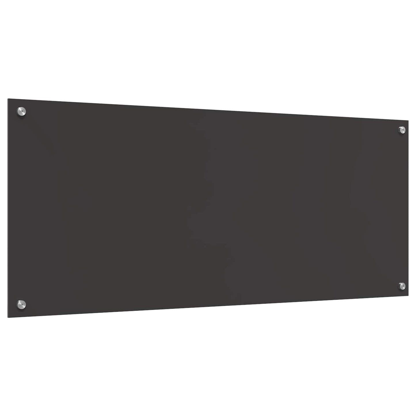 vidaXL Kitchen Backsplash Dark Grey 120 x 50 cm Tempered Glass 4