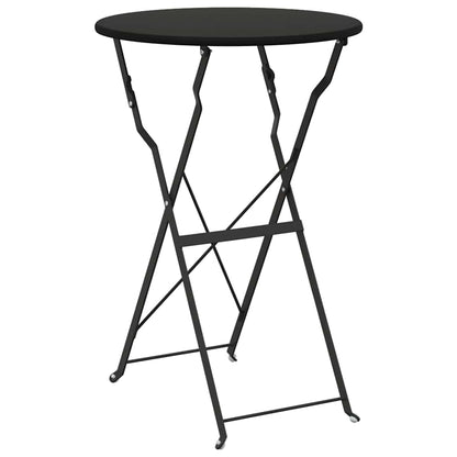vidaXL Bistro Table Anthracite Ø 50 x 71 cm Powder-coated Steel 2