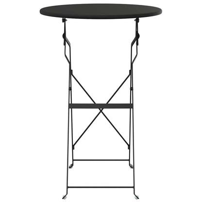 vidaXL Bistro Table Anthracite Ø 50 x 71 cm Powder-coated Steel 4
