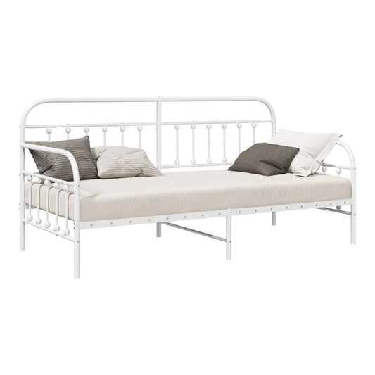 Daybed Frame Powder-Coated Steel without Trundle 100 cm 200 cm