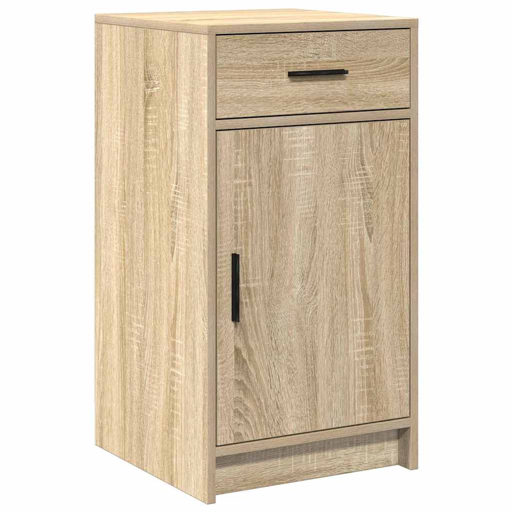vidaXL Sideboard Sonoma Oak 40 x 40.5 x 75 cm Engineered Wood 2
