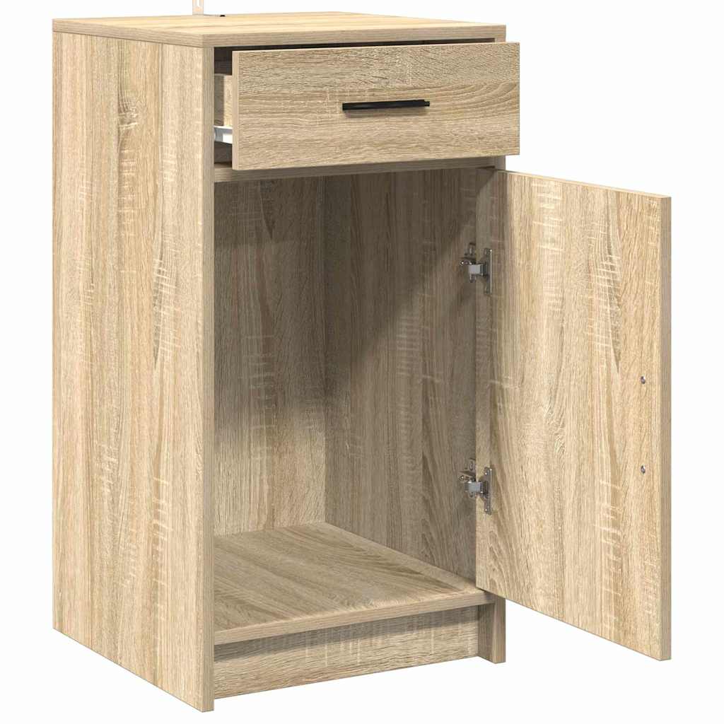 vidaXL Sideboard Sonoma Oak 40 x 40.5 x 75 cm Engineered Wood 5