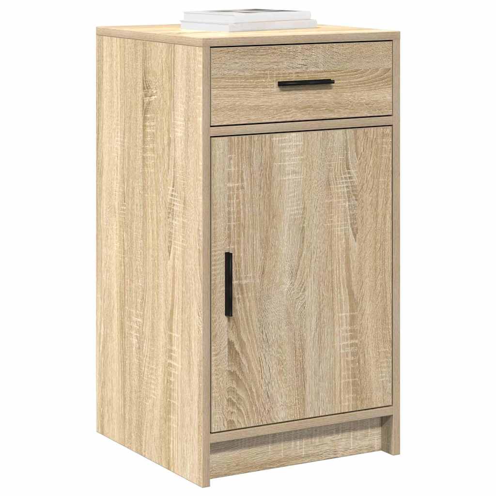 vidaXL Sideboard Sonoma Oak 40 x 40.5 x 75 cm Engineered Wood 3
