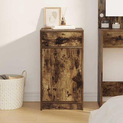 vidaXL Sideboard Smoked Oak 40 x 40.5 x 75 cm Engineered Wood 4