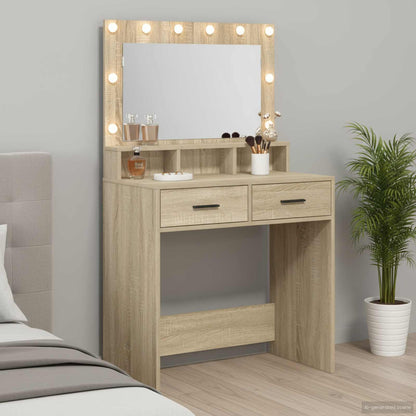 vidaXL Dressing Table Engineered Wood
