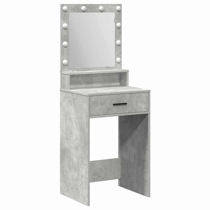 vidaXL Dressing Table Concrete Grey 50 x 41 x 135 cm Engineered Wood 2