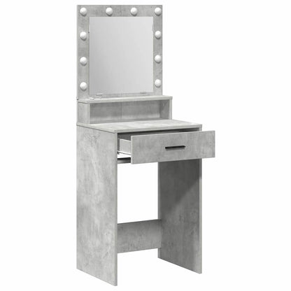 vidaXL Dressing Table Concrete Grey 50 x 41 x 135 cm Engineered Wood 4