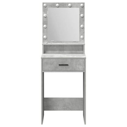 vidaXL Dressing Table Concrete Grey 50 x 41 x 135 cm Engineered Wood 5