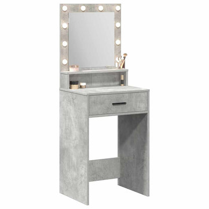 vidaXL Dressing Table Concrete Grey 50 x 41 x 135 cm Engineered Wood 3