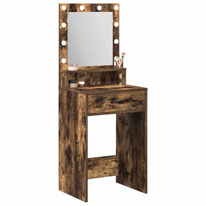vidaXL Dressing Table Smoked Oak 50 x 41 x 135 cm Engineered Wood 3