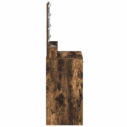 vidaXL Dressing Table Smoked Oak 50 x 41 x 135 cm Engineered Wood 6