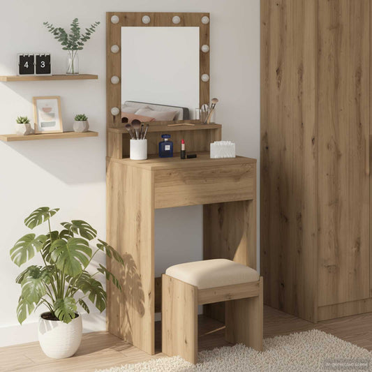 Dressing Table Engineered Wood 50 x 41 x 135 cm Artisan oak