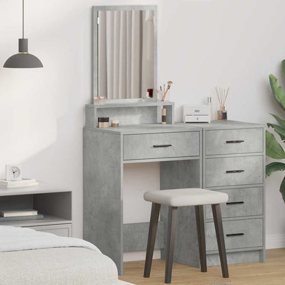 vidaXL Dressing Table Concrete Grey 50 x 41 x 140 cm Engineered Wood 1
