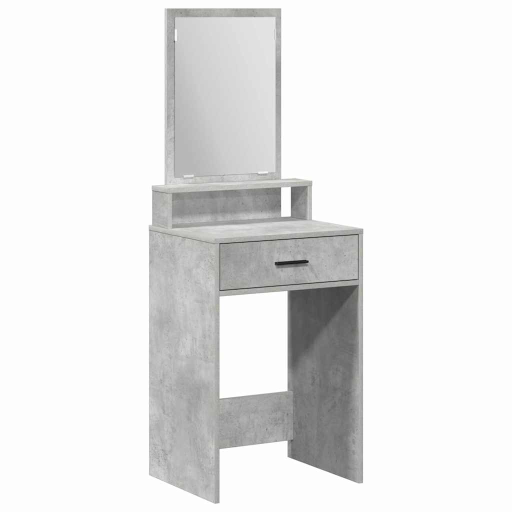 vidaXL Dressing Table Concrete Grey 50 x 41 x 140 cm Engineered Wood 2