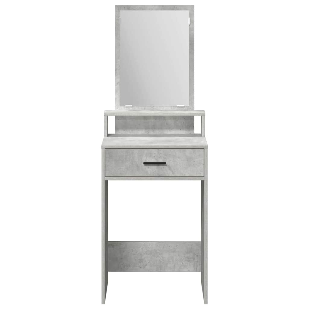 vidaXL Dressing Table Concrete Grey 50 x 41 x 140 cm Engineered Wood 6