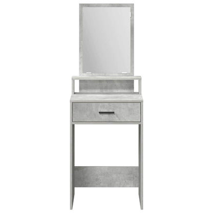 vidaXL Dressing Table Concrete Grey 50 x 41 x 140 cm Engineered Wood 6
